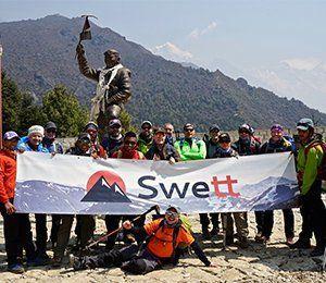 Vandra med Swett i Himalaya mot Everest Base Camp