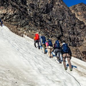 Snow clad kebnekaise äventyrsresa