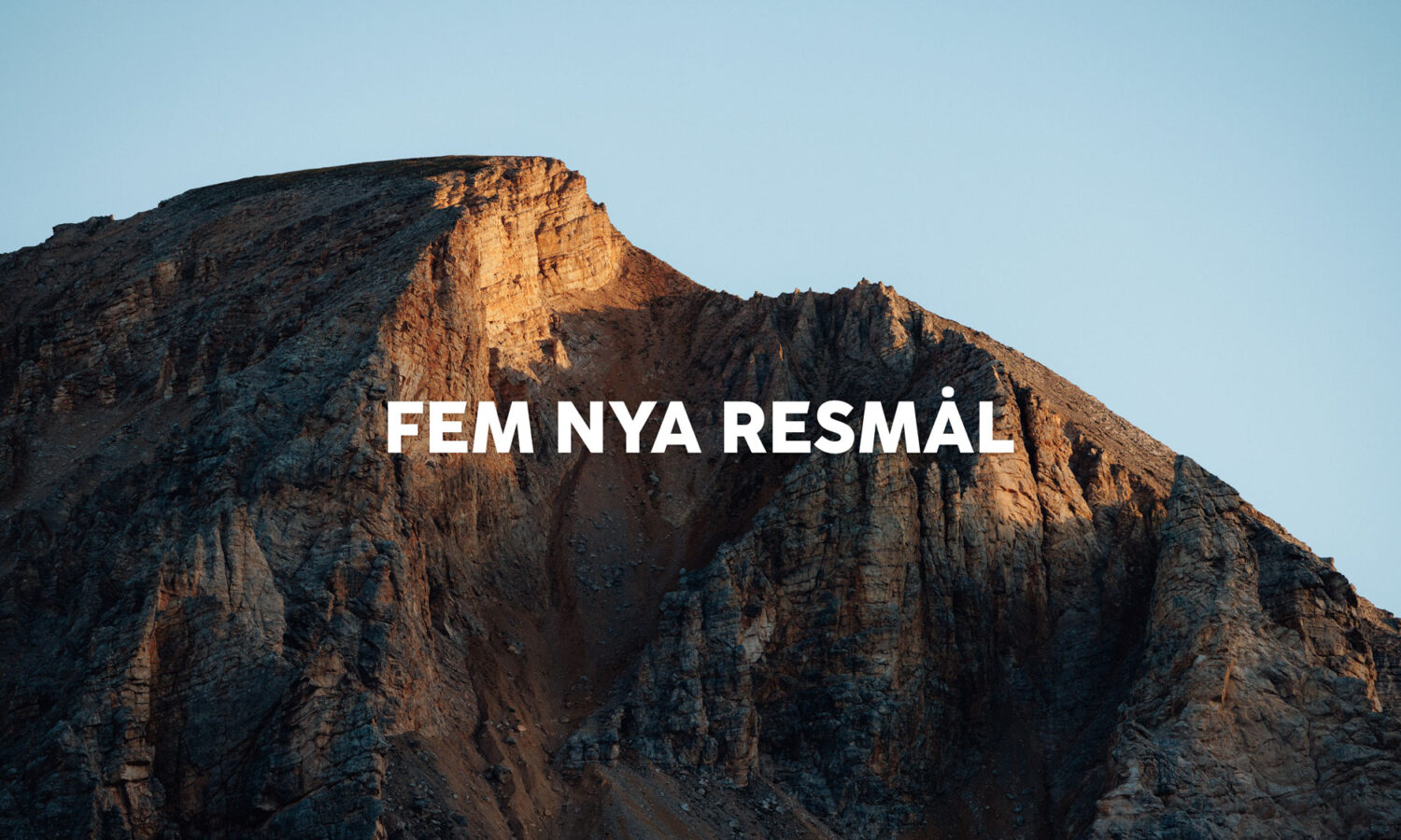 fem nya äventyrsresor med Swett